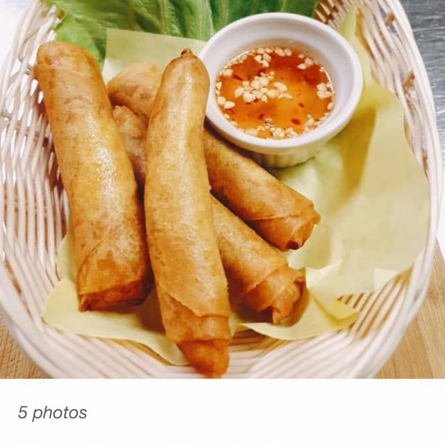 Thai Crispy Egg Rolls.